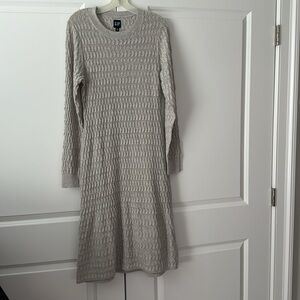 NWOT GAP Metallic Knit dress